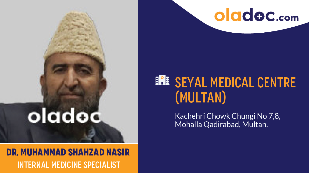 Practice locations of Dr.Muhammad Shahzad Nasir